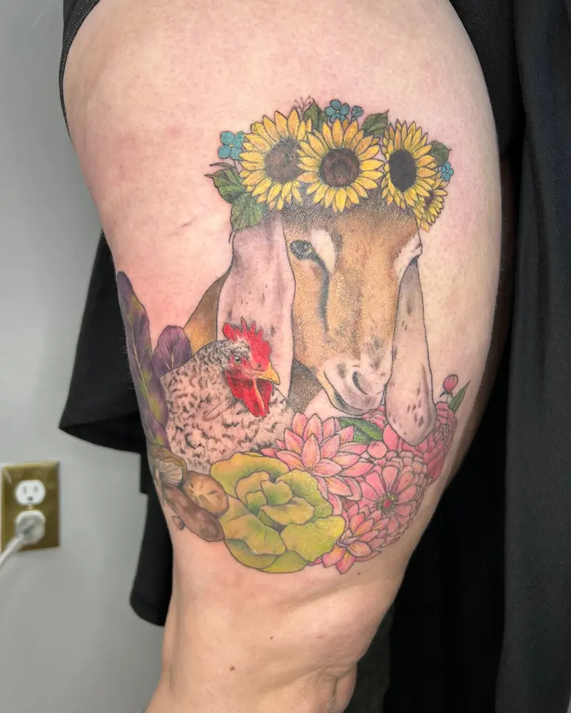 Keep the color projects coming please 😍 this one took 3 sessions to complete. Half healed half fresh. Message or…