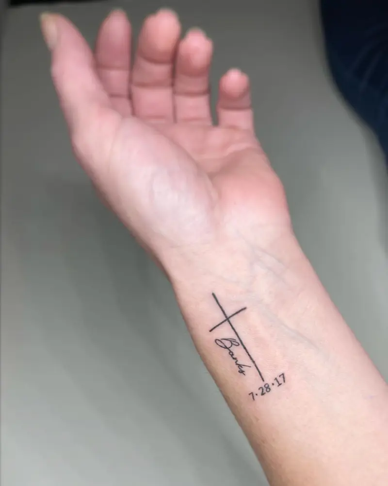 A few little ones from today * * * #smalltattoos #meaningfultattoo #crosstattoo #birdtattoo #eartattoo…