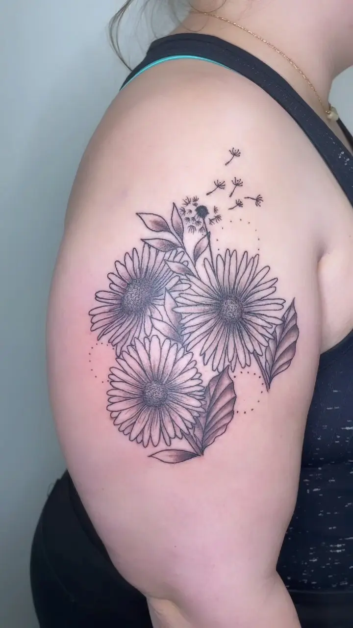 I love getting to talk to clients and learn about what their tattoos mean to them. Thanks for checking this one out!…