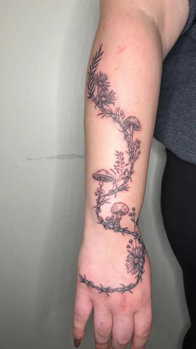 This one is fun because it’s both badass and delicate. I love the different elements I got to add to this one. * * *…