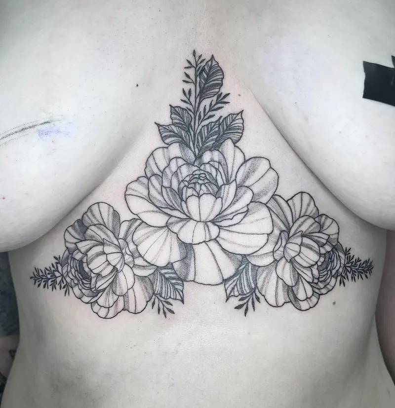 Just want to post a still of this sternum piece I did a while back. Love how this one turned out * * * #sternumtattoo…