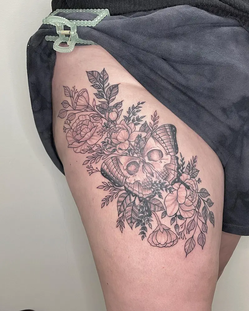Fixed up this piece the other day by adding some free hand flowers and leaves to try to soften it up a little. * * *…