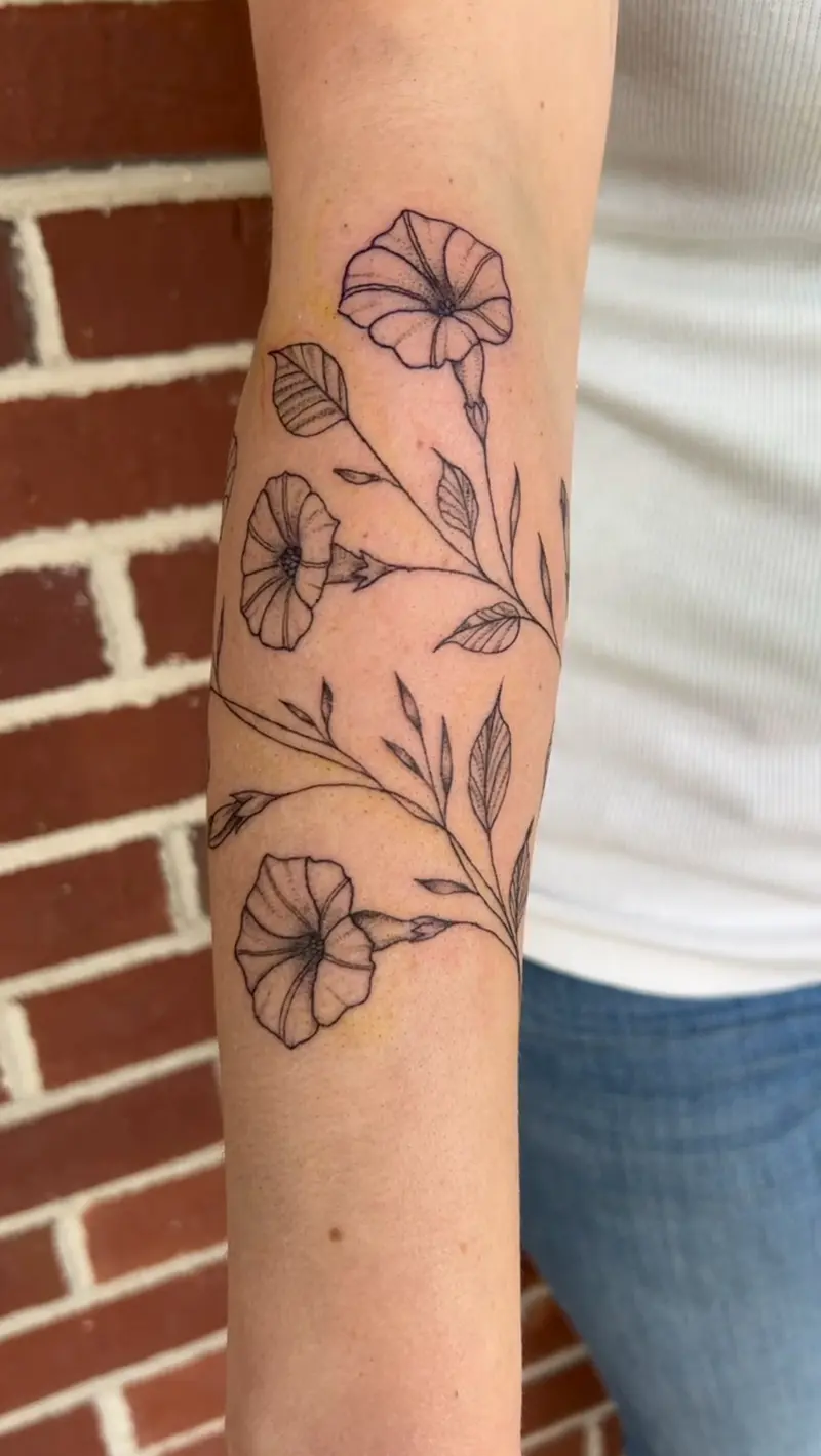 Long time no reel! I thought a reel would be the best way to show off this freehand wrap around vine with some morning…