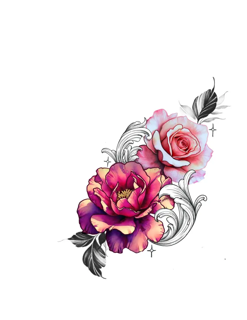 Color roses